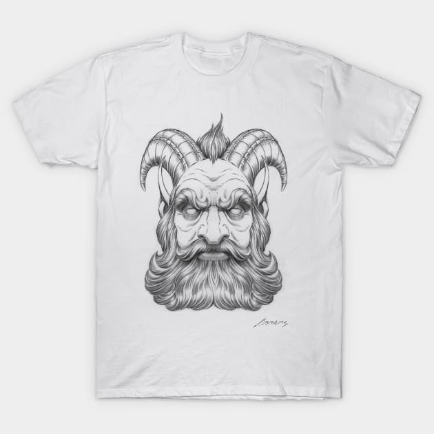 Green Man T-Shirt by Paul_Abrams